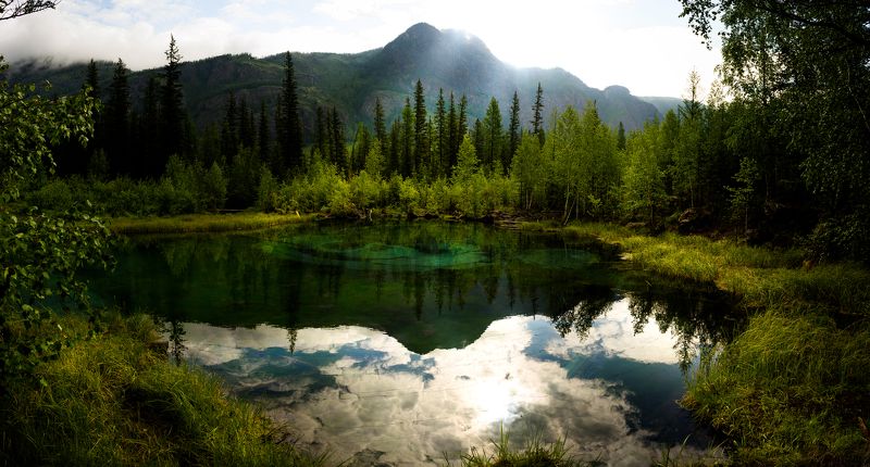 Озеро гейзеров, Республика Алтай, Россия, природа, пейзаж, Карамышев, Роман Гейзеровое озеро, Горный Алтай. фото превью