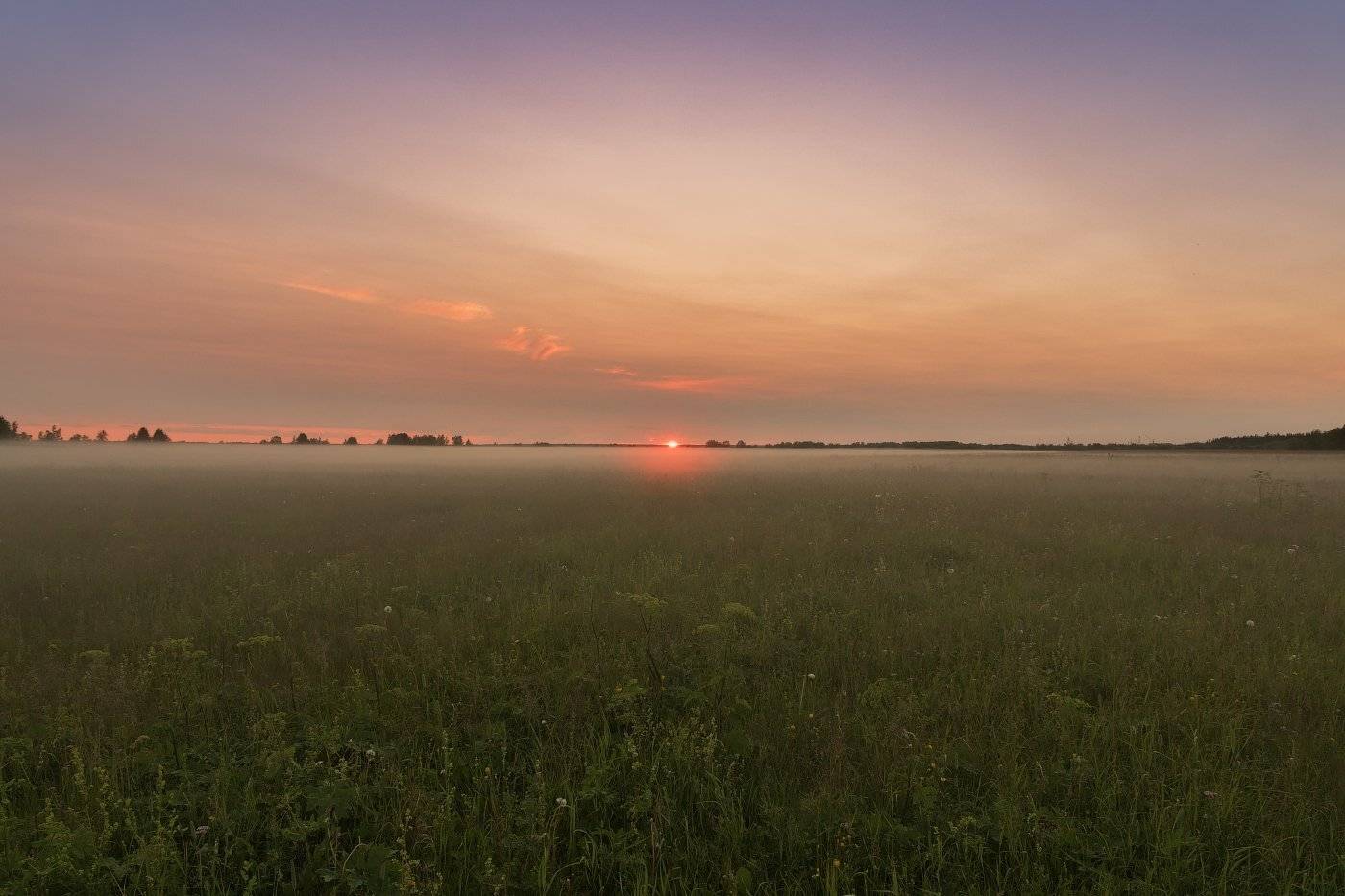 Закат, Коми, Печора, Север, Игорь Подобаев
