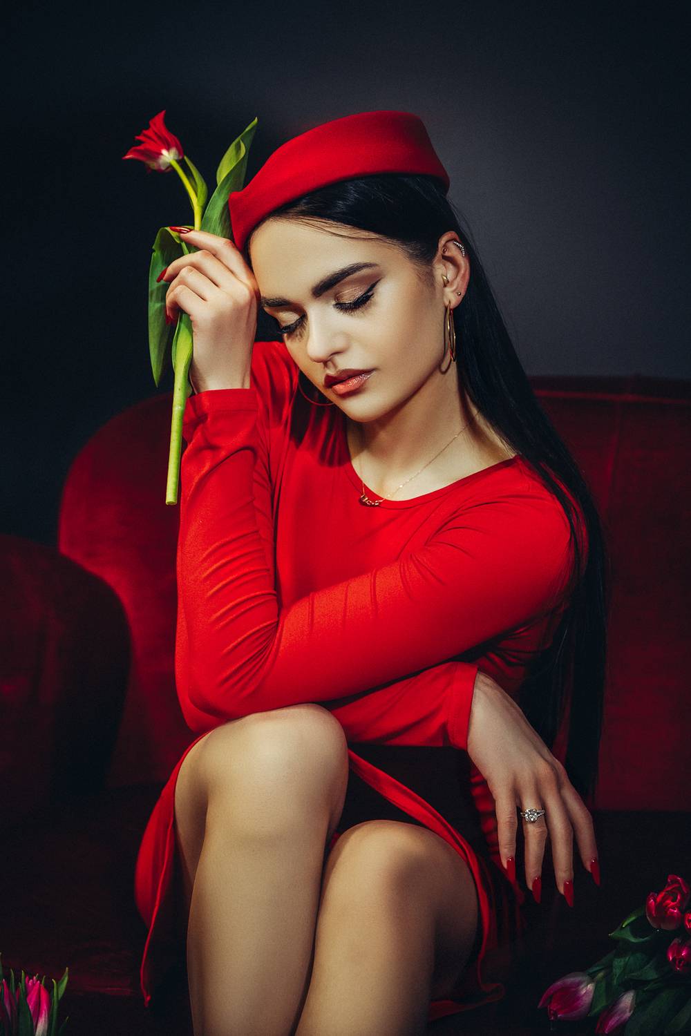 woman, portrait, art, fashion, studio, Болгов Руслан