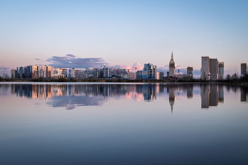 Кардиограмма города фото превью