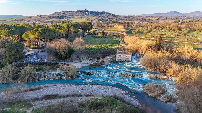 Cascate del Mulino, Saturnia, Italy фото превью