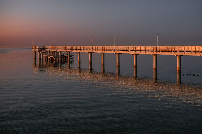 Закат в Зеленоградске фото превью
