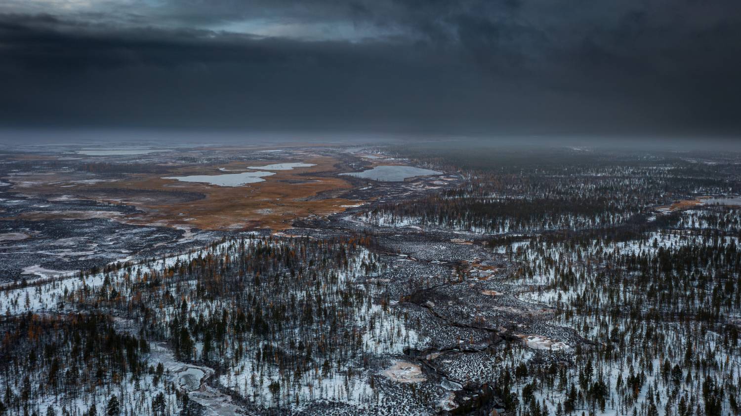 небо, туча, дрон, янао, надым, пейзаж, Сторожев Олег