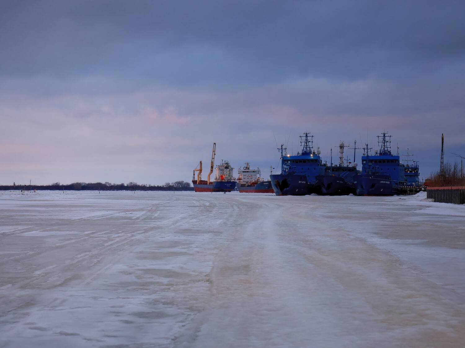 навигация, судно, порт, пейзаж, север, Александр Титов