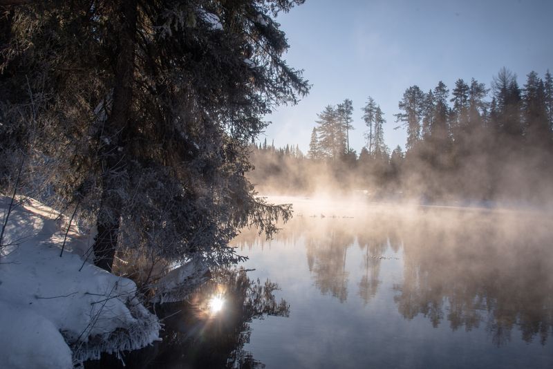 Теплое озеро фото превью