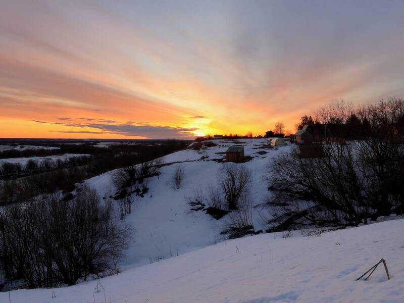 утро, пейзаж, север, рассвет, весна Перед рассветом... фото превью