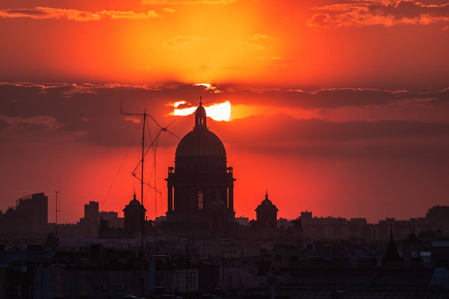 санкт-петербург, исаакиевский собор, закат, Татьяна Кормашова