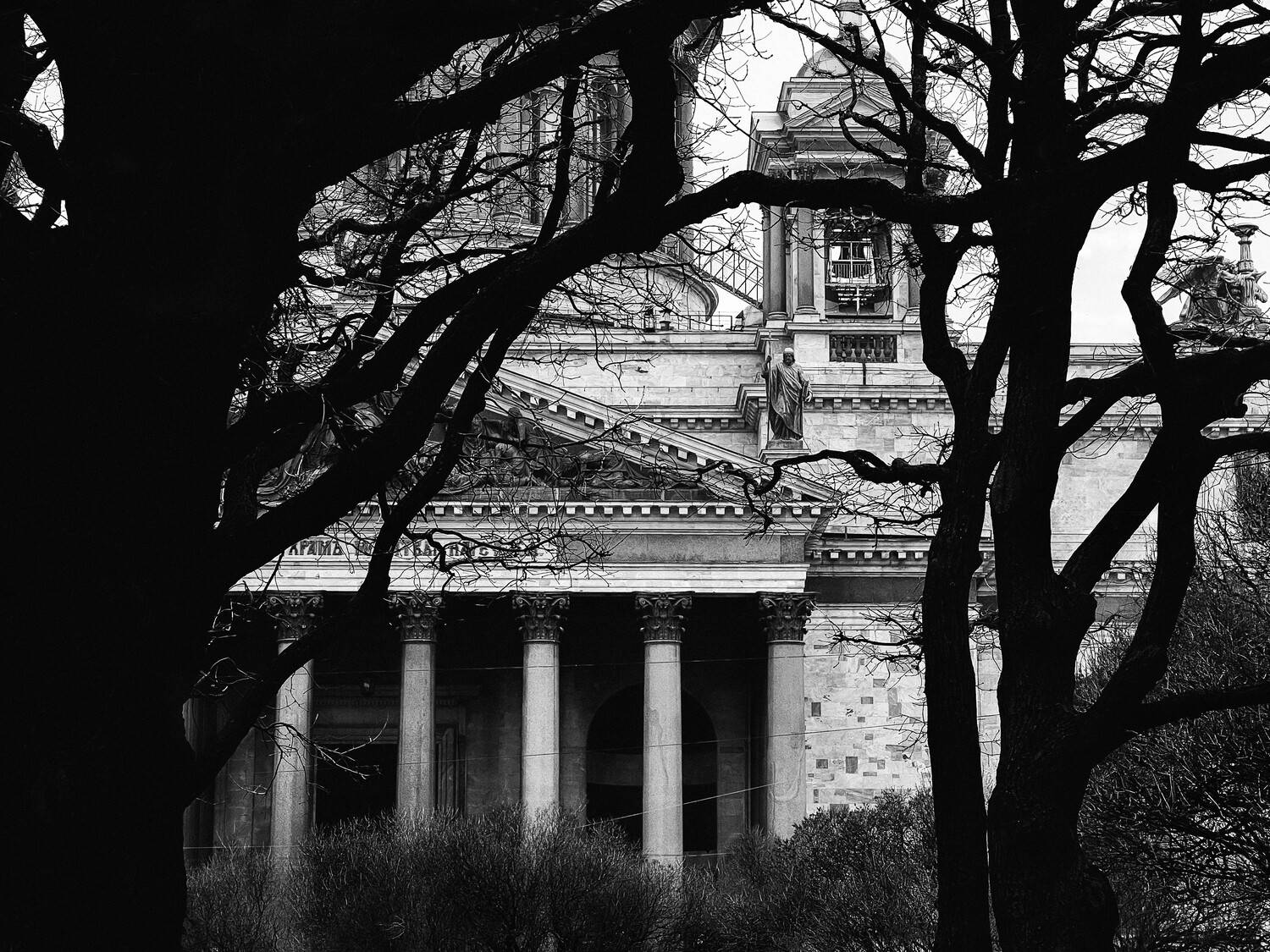 санкт петербург, пейзаж, природа, город, стрит, стрит фото, чб, черно белое, спб, фотоохота, храм, россия, фотограф, исаакиевский собор, репортаж, saint petersburg, nature, street, bw, black and white, Andrey Zhirnov