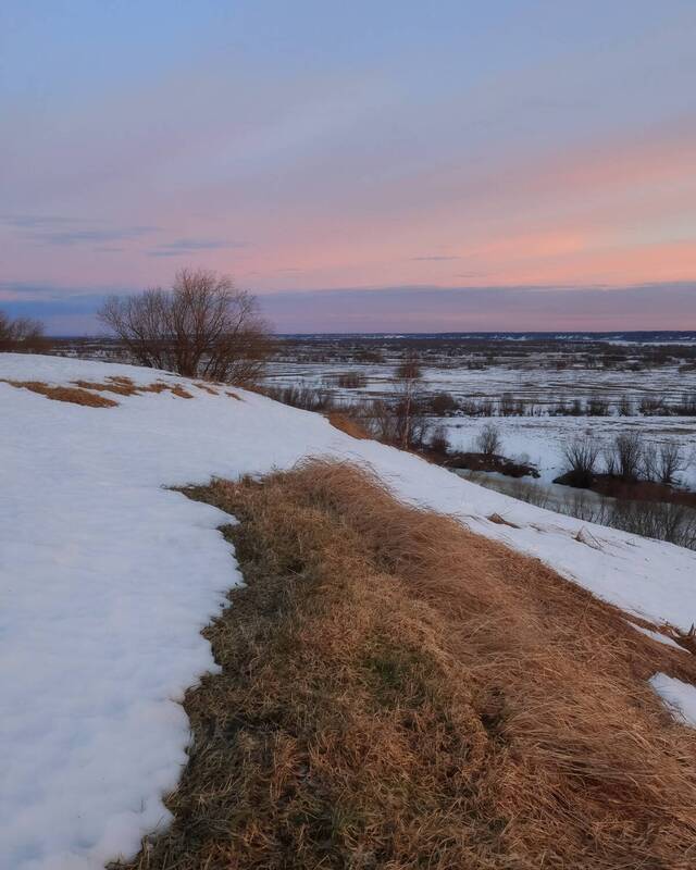 рассвет, весна, утро, пейзаж На другой стороне утра... фото превью