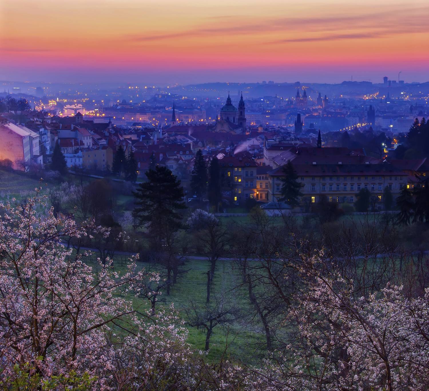 весна, рассвет, прага, Александр Беляев