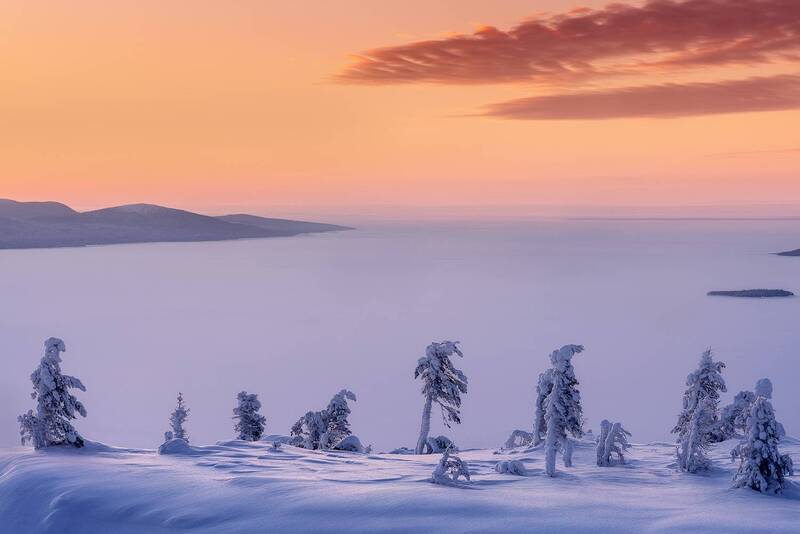 север, мурманская область, кандалакша, волосяная Над безмолвным заливом фото превью