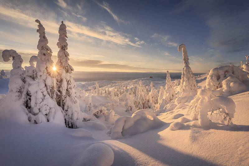 север, кандалакша, мурманская область, волосяная Снежная сказка фото превью