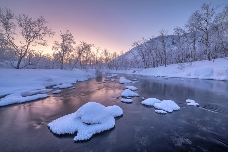 кольский Скромный рассвет... фото превью