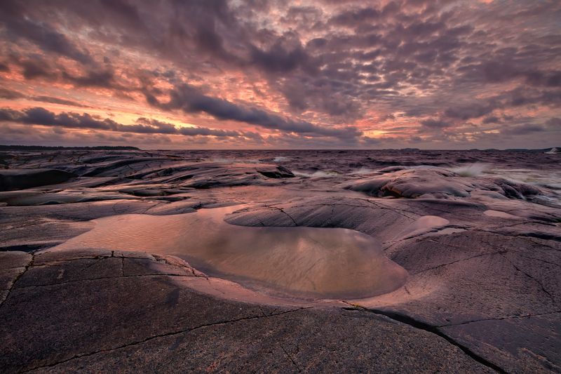 ладога, карелия Штормовое утро... фото превью