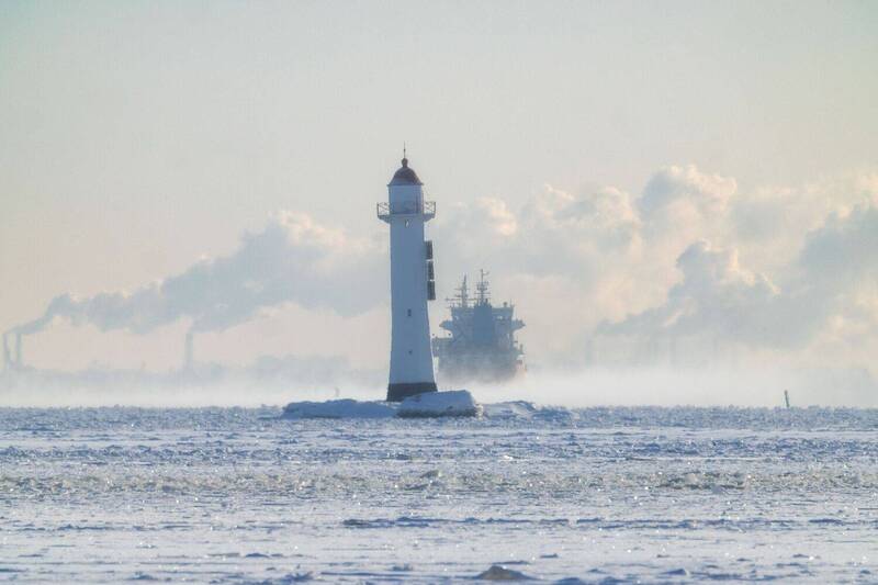 Кронштадт, Маяк Передний створный маяк Морского канала фото превью