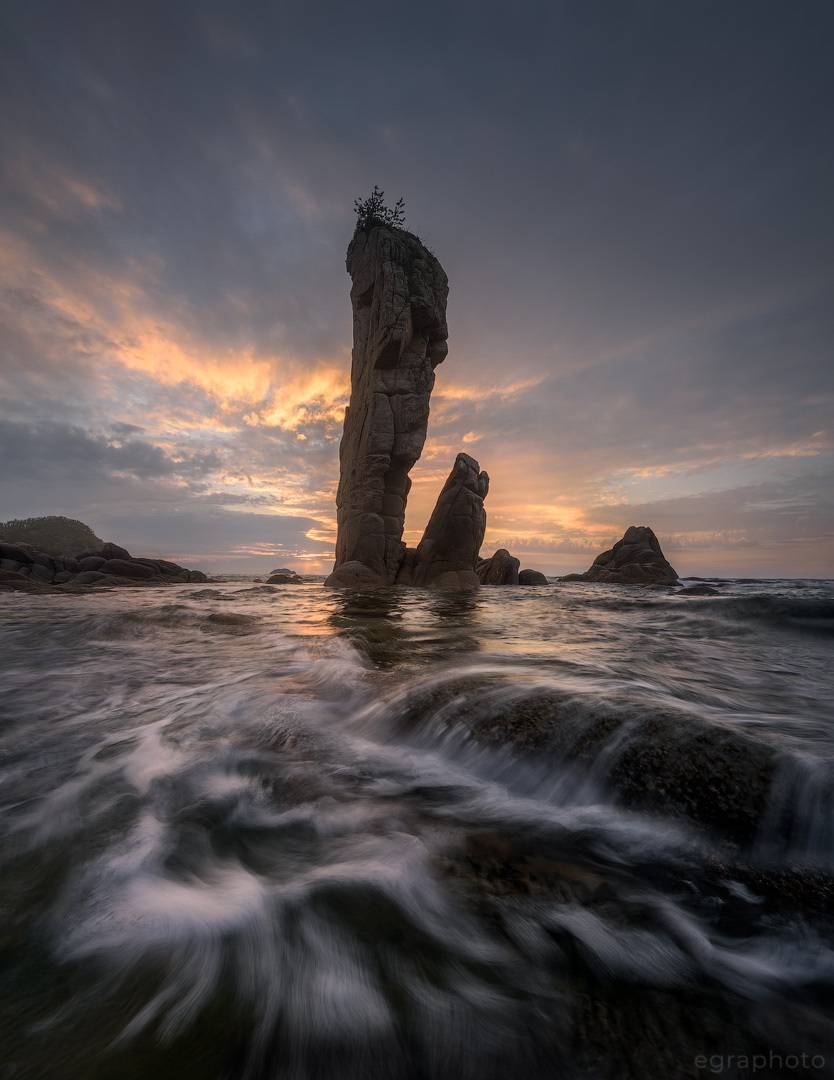 приморье, приморский край, дальний восток, лазовский заповедник, кекур самурай, Рябенький Александр
