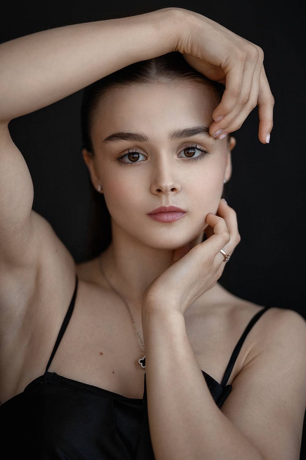 портрет, девушка, Михаил Корнилов