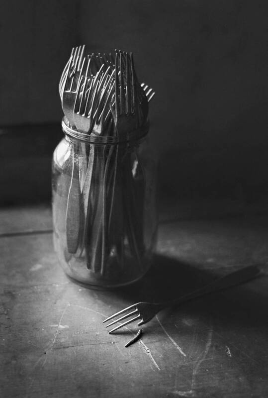 натюрморт, монохром, вилки, still life, black and white, concept, чёрно-белый, monochrome, minimalistic, idea Из жизни вилок фото превью