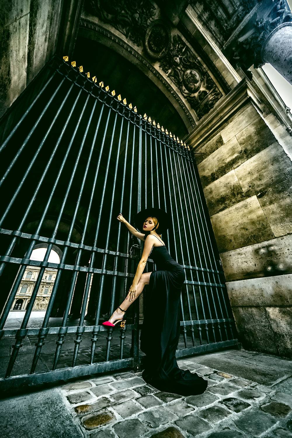 woman, portrait, art, fashion, paris, louvre, Болгов Руслан