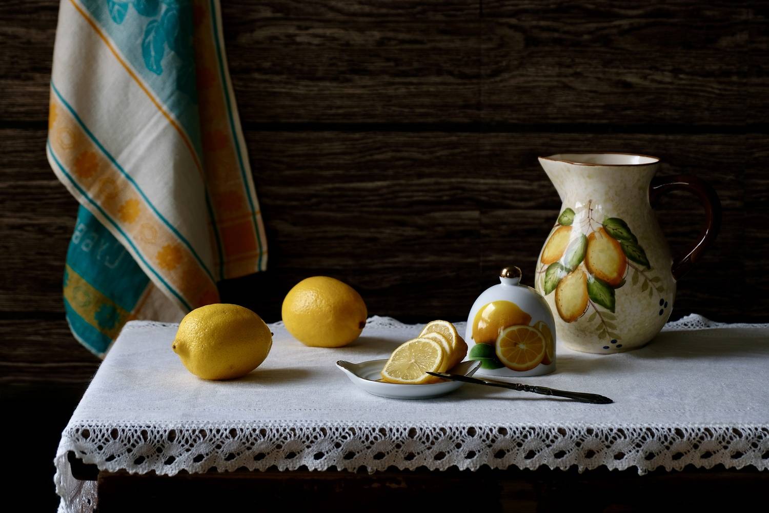 Натюрморт, Sill life, Lemons, Food, Yellow, Colors, Fruits, Mood, Povarova Ree Svetlana