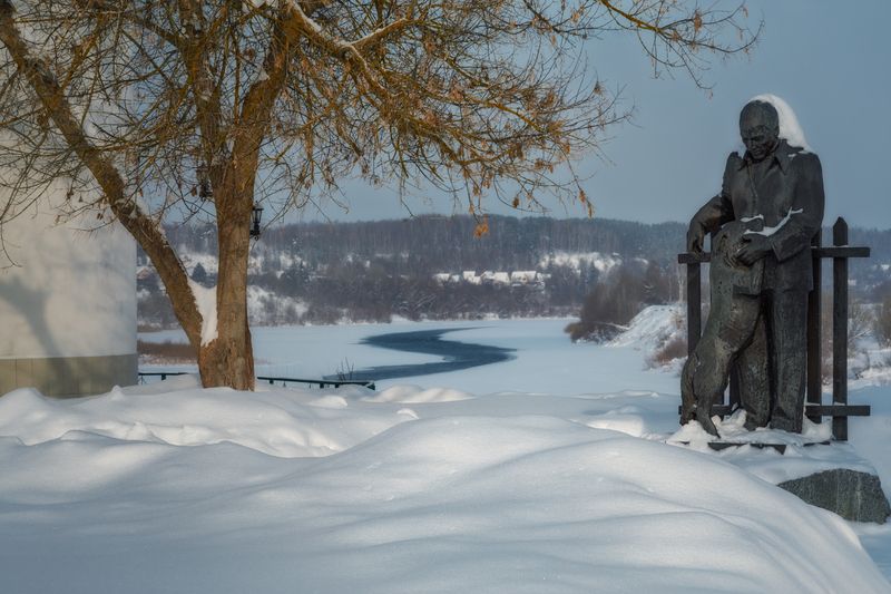 Таруса_река, Ока, любимый_город_Таруса, Кал Река в реке фото превью
