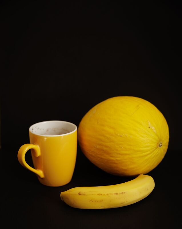 dzeltens, forma, krāsa, augļi, krūze Dzeltens фото превью