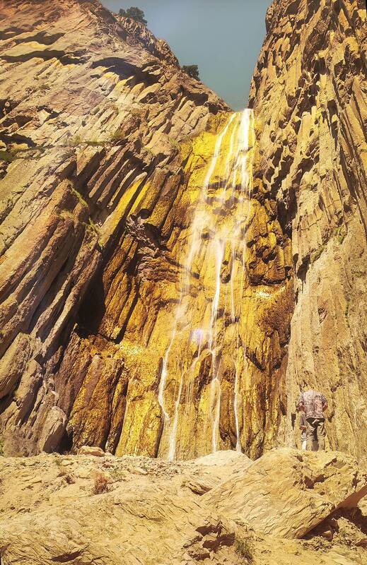 кавказ, кабардино-балкария, кбр, чегем, абай-су, водопад, золото, чегемское ущелье El dorado фото превью