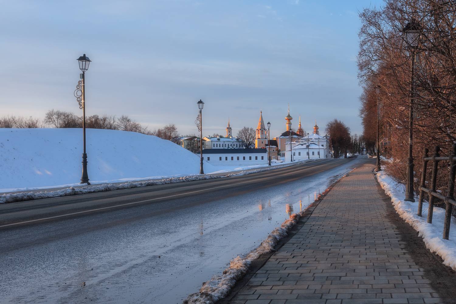 пейзаж, городской пейзаж, Суздаль, закат, Мартыненко Дмитрий