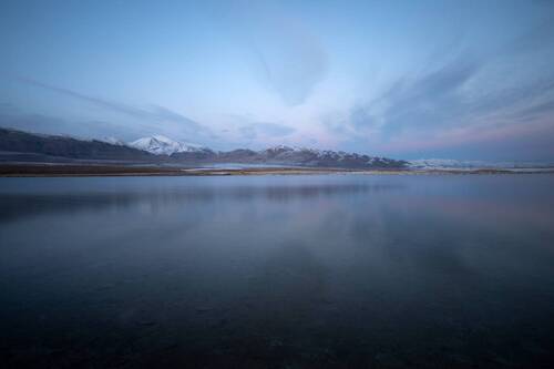 Вечер на озере, Алтай
