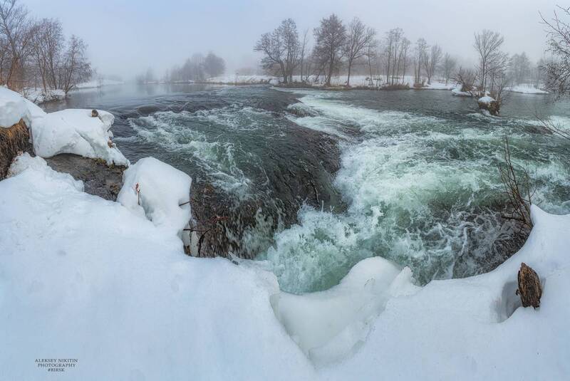 Десяткинский порог Башкортостан, Бирский р-н, 26 марта 2025 года. фото превью