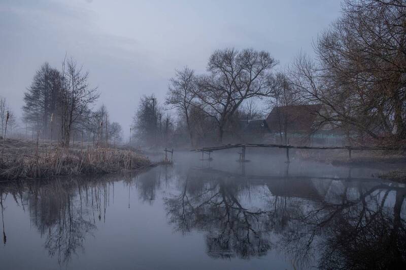 Утро за городом фото превью
