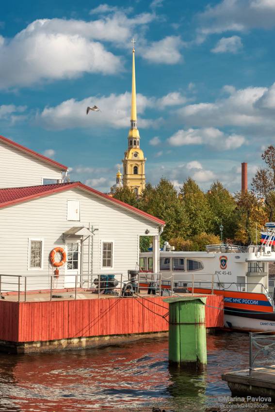 город, архитектура, петропавловская крепость, петропавловский собор, городской пейзаж, осенний петербург, кронверкский пролив, Павлова Марина
