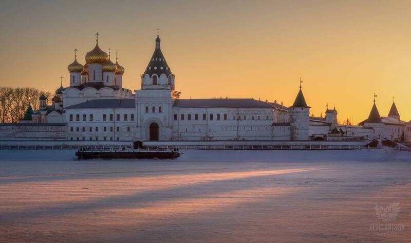 кострома, закат, весна, elvisantson, ипатьевский монастырь, колыбель романовых Вечерний свет ранней весны фото превью