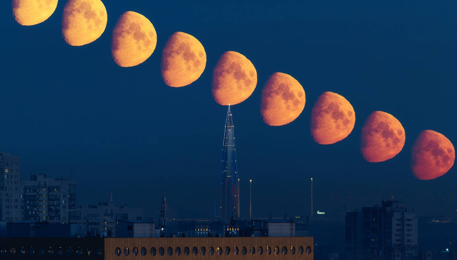 Санкт-Петербург, Лахта-центр, Луна, Кондратенко Руслан