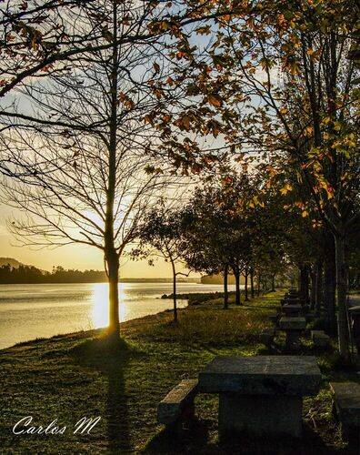Sunset in the north of portugal