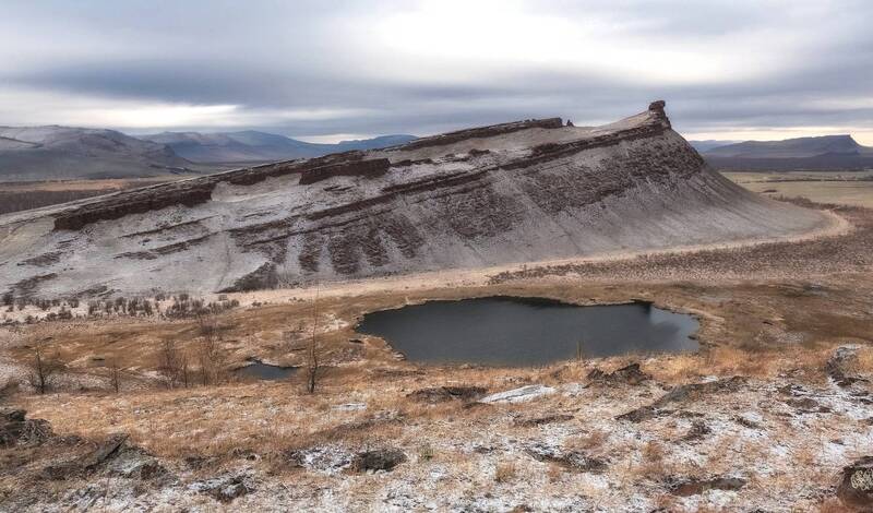 хакасия, сундуки, весна, снег Весенние Сундуки фото превью