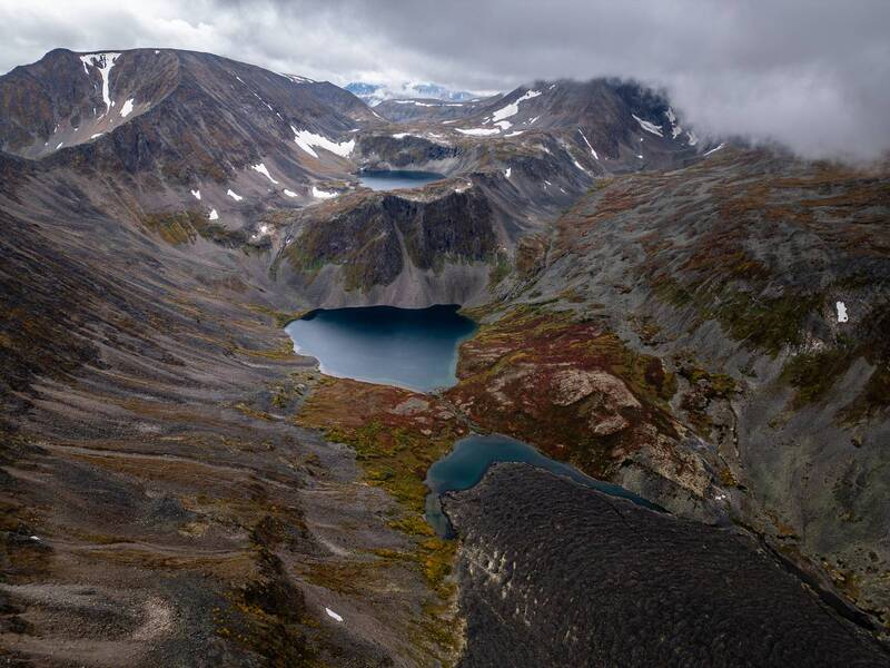 горы, озеро, лава, облака, тучи, бурятия, lake, mountains, clouds  фото превью