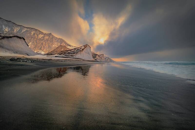 Небо на черном песке Итурупа фото превью