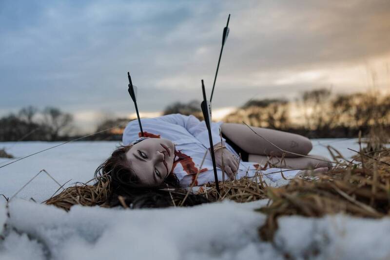 чувства, метафора, девушка, кровь, horror, закат 40. anxious attachment фото превью