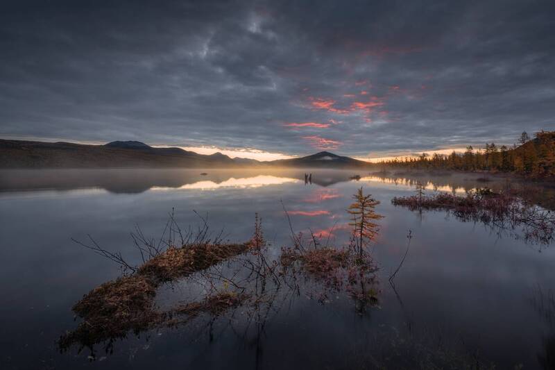 Рассвет на озере Джека Лондона фото превью