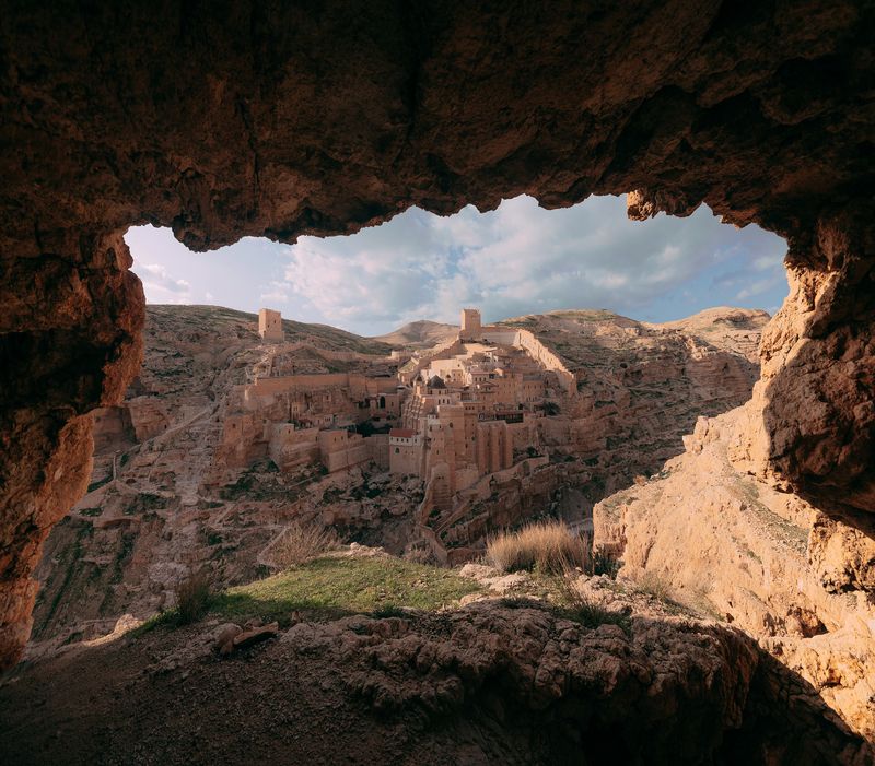 palestine, west bank, church, monastery, cityscape, nature, cave, urban, urbex, urban exploration, religion Mar Saba фото превью