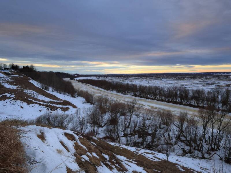 весна, природа, пейзаж, север, вечер Весна идет... фото превью