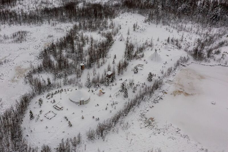 пейзаж, зима, стойбище Этностойбище ЯСАВЭЙ фото превью