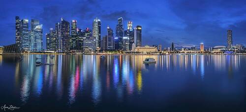 Panoramic View of Singapore