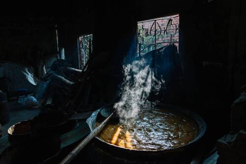sugarcane processing in Quang Nam, Vietnam