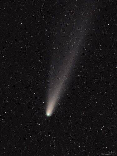 Покидающая Солнечную систему комета C/2023 A3 (Цзыцзиньшань — ATLAS)