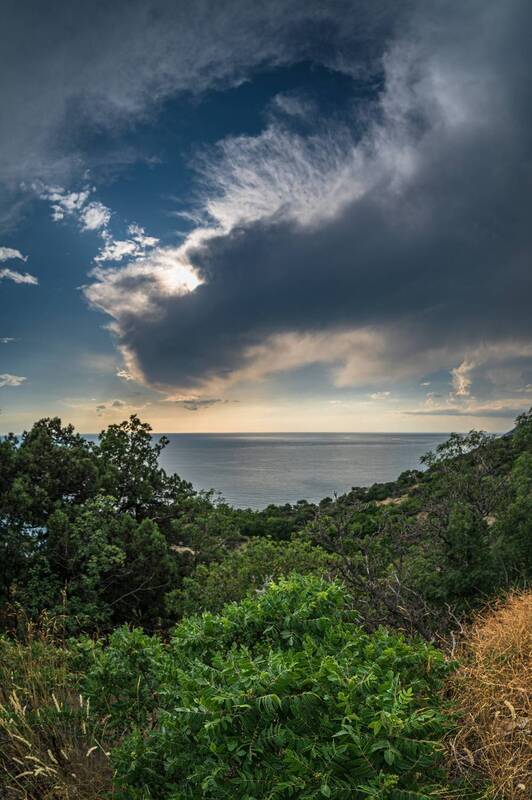 небо, море, пейзаж, анапа Облака фото превью