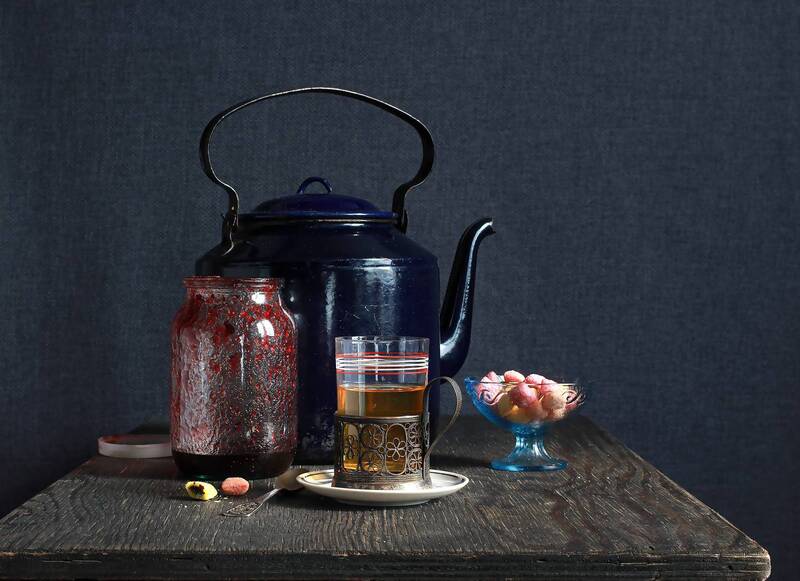 натюрмор, фотонатюрморт, чай, кофеты, варенье, наталья_казанцева Чац с подушечками фото превью