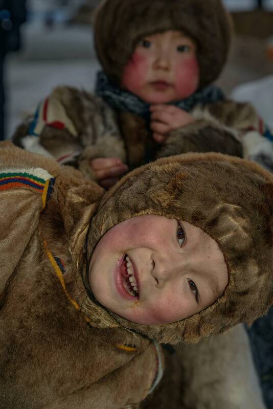 дети, детки, ненцы, тундра, крайний север, ямал, янао, надым Детки - конфетки фото превью