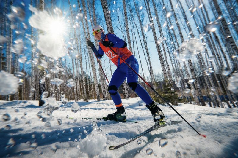 лыжи, спорт, зимнний спорт, спортивный фотограф Лыжные гонки фото превью